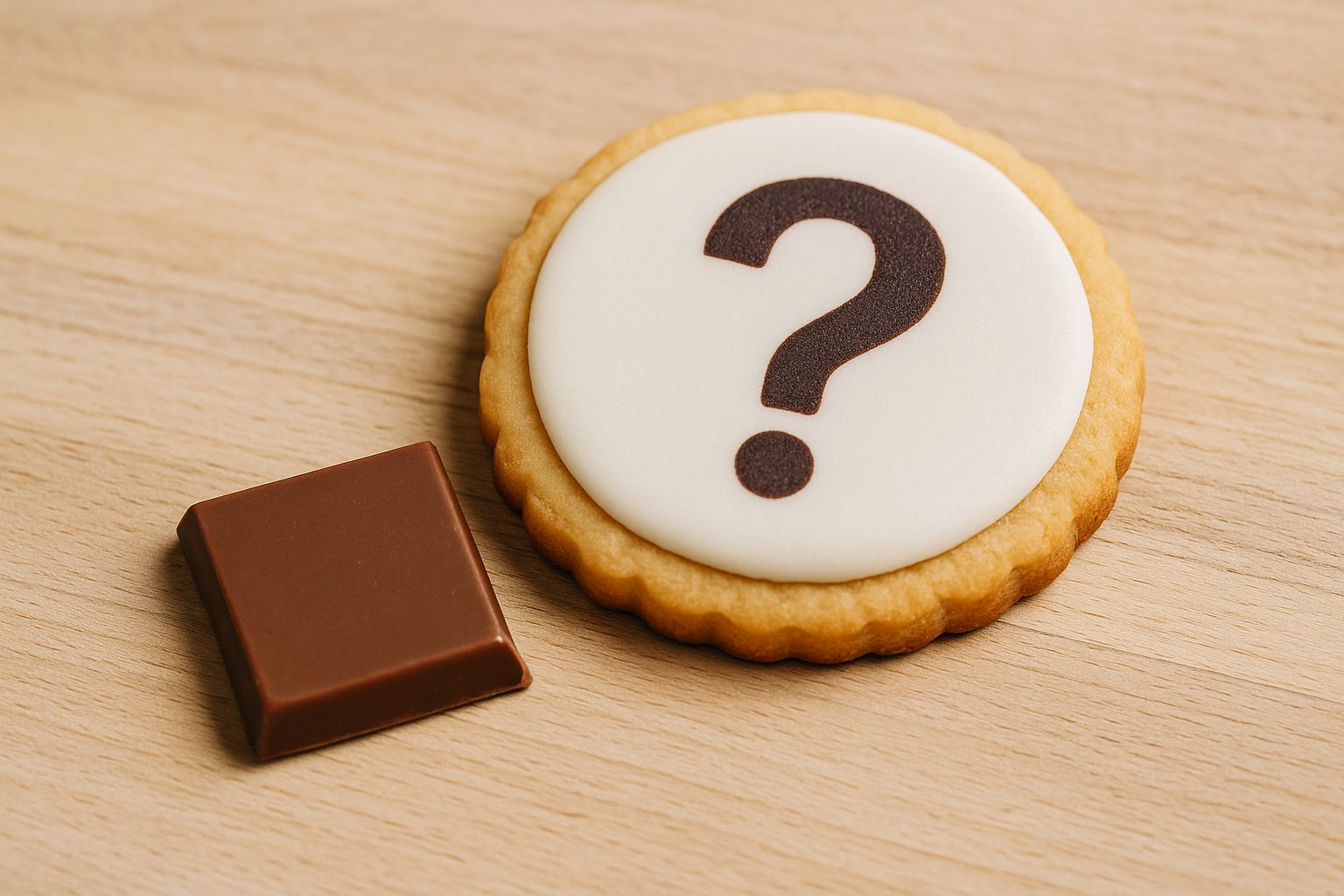 En person handhåller en sockerdekoration med ett detaljerat månster på en bakyta.